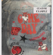 Load image into Gallery viewer, Razorback Jean Jacket