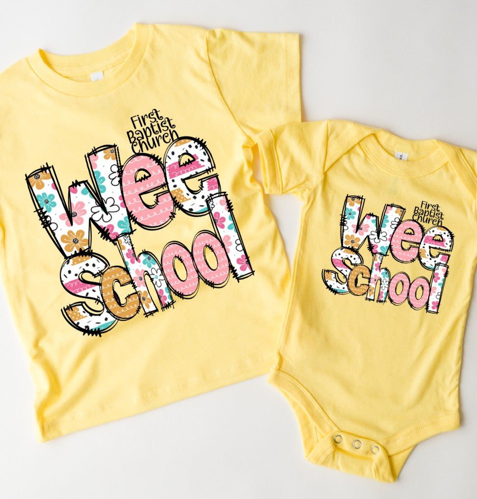 Wee School - floral