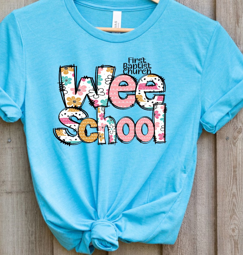 Wee School Floral (T-shirts)